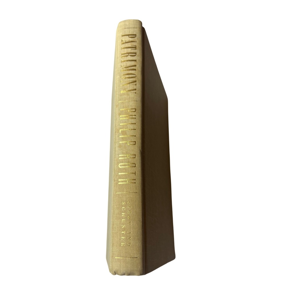 Patrimony A True Story Philip Roth Hardcover 1991 Simon & Schuster‎ Memoir